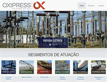 Tablet Screenshot of oxipress.com.br